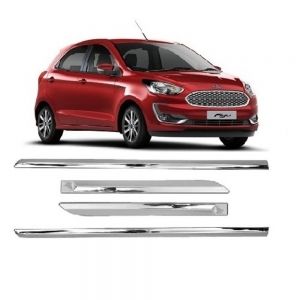 Door Side Beading For Figo new - Silver